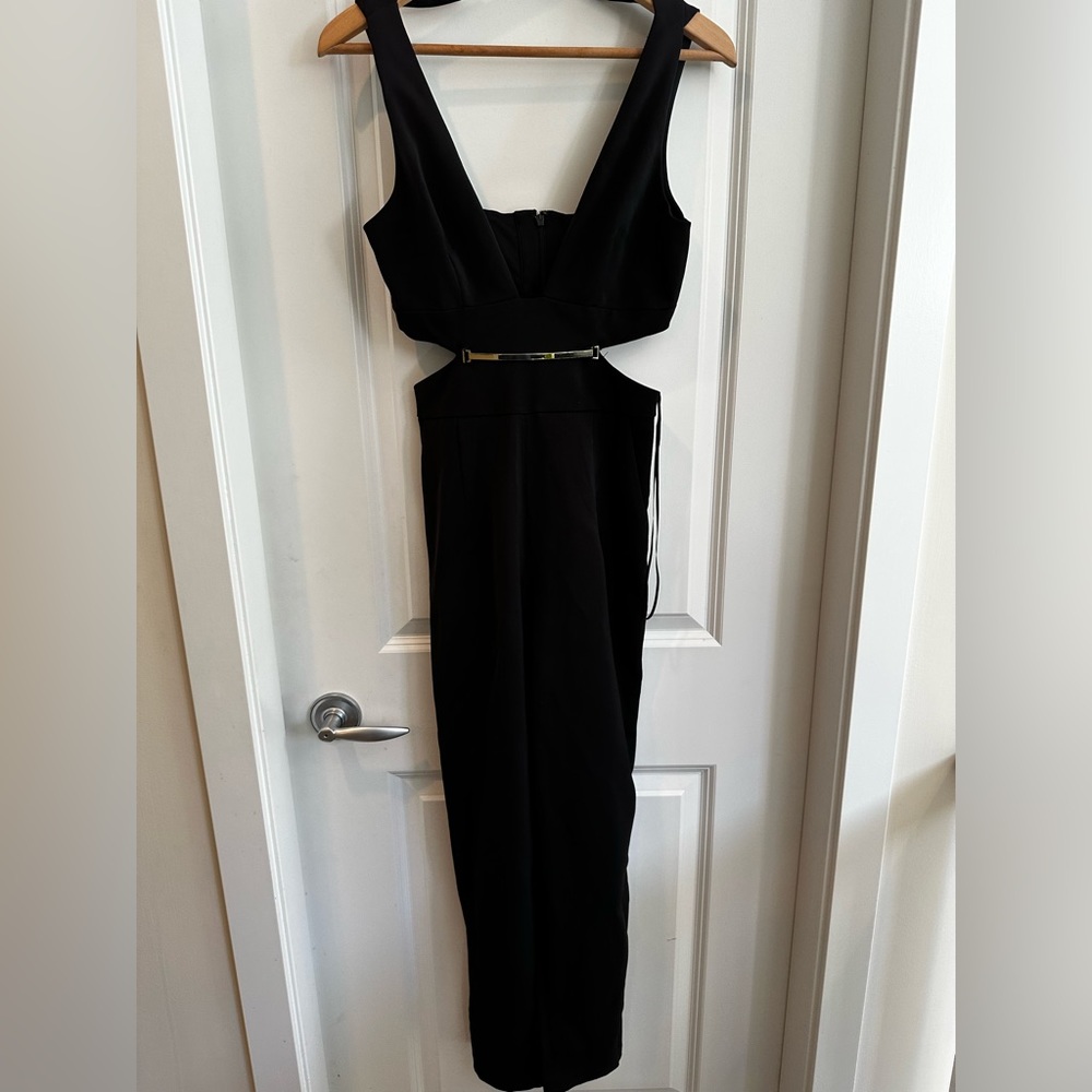 Black express jumpsuit size 4